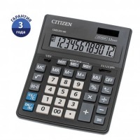 Калькулятор настольный 12 разрядов Citizen BusinessLine CDB 1201 BK двойное питание 205*155*35мм черный
