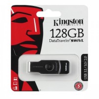 Флеш-память USB 128 Gb Kingston DT SWIVL Metal/color USB 3.1